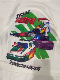 Vintage Team Castrol Drag Racing T-Shirt
