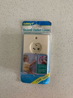 Safety one swivel outlet cover- meant for babies and kids
