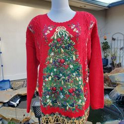 Beautiful vintage Christmas weather. Never worn with tag