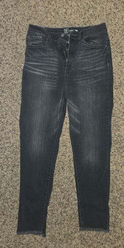 Black stretchy jeans size 11 (please read description)