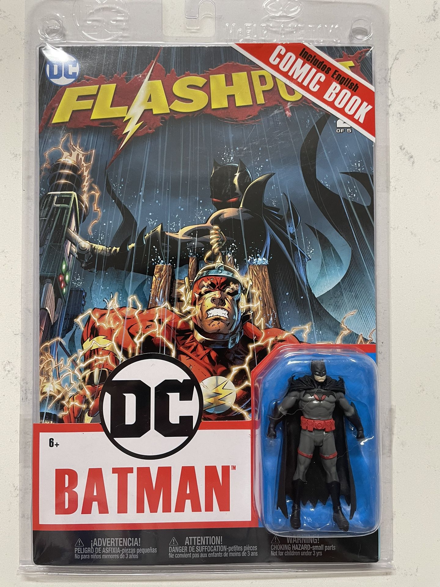 McFarlane Toys Page Punchers 3" BATMAN with Flashpoint Comic’s