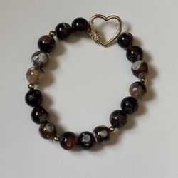 Natural Agate Bracelet / Pulsera de Piedra Natural