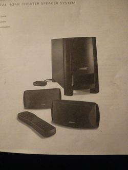 Boss cinemate digital home theater speaker system
