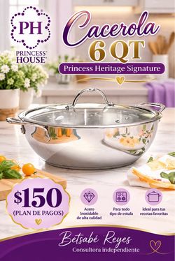 Princess House Heritage Signature 6 Qt Casserole