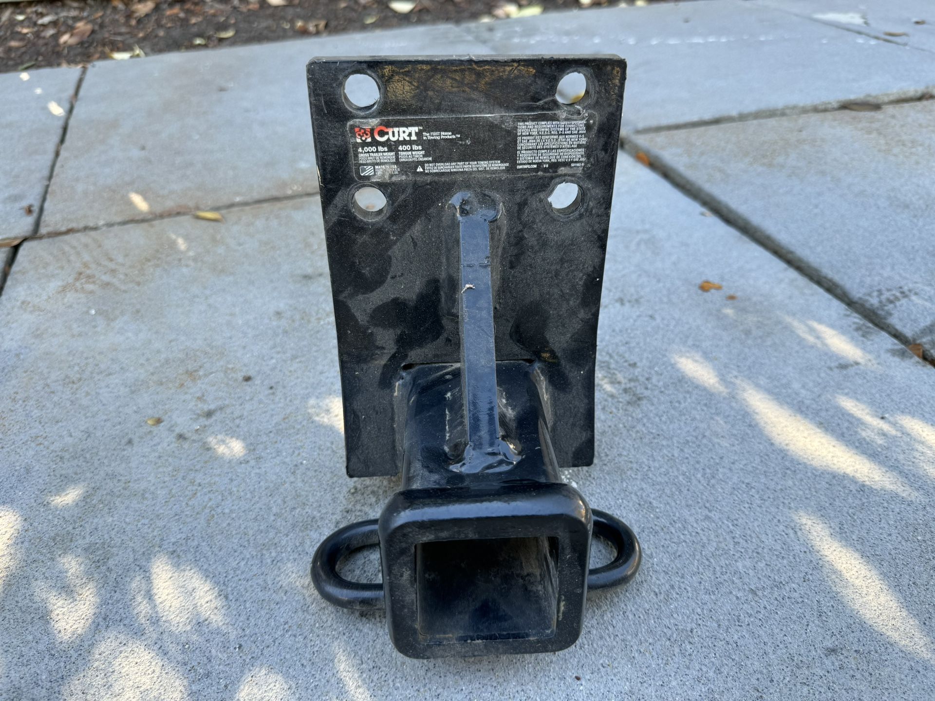 Curt Gen 2 Montero 2 Inch Tow Hitch Receiver