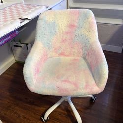 Multi Color Swivel Kids Desk Chair 