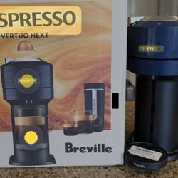 Nespresso Vertuo Next Coffee and Espresso Maker by Breville, Blue