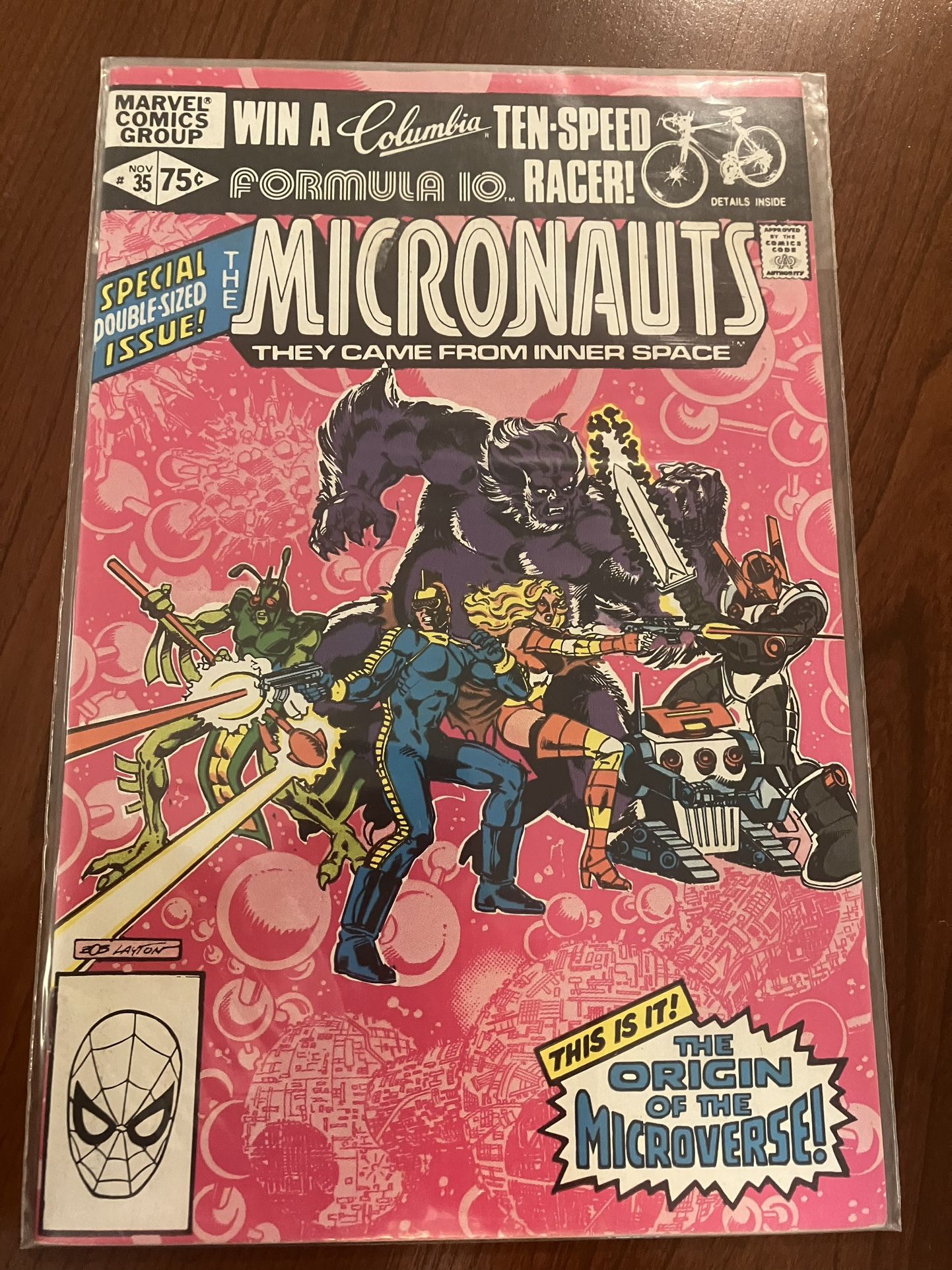 1981 The  Micronauts #35 Comic Book( Double Size issue)