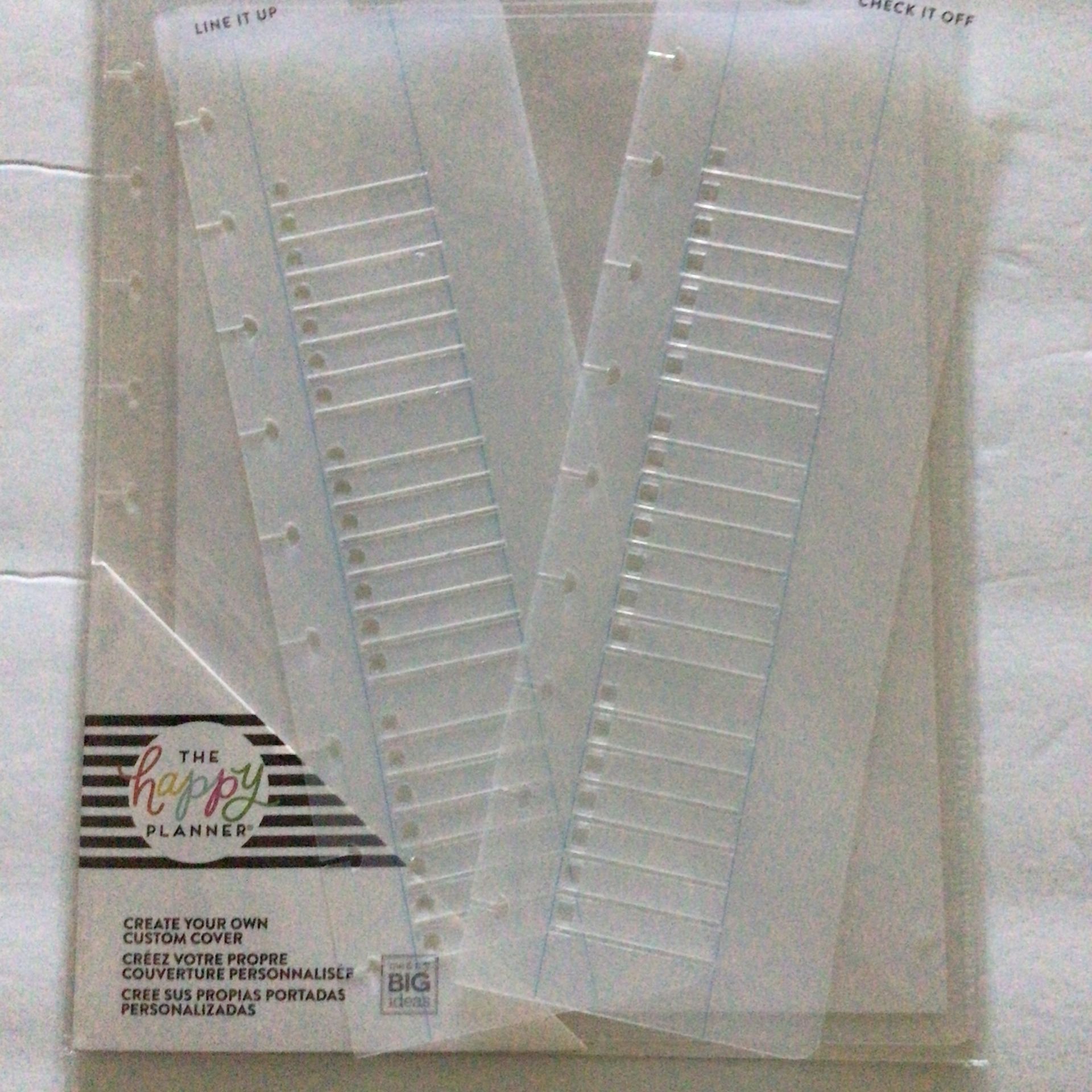 Happy Planner Create Your Own Cover W Line/Check Stencils