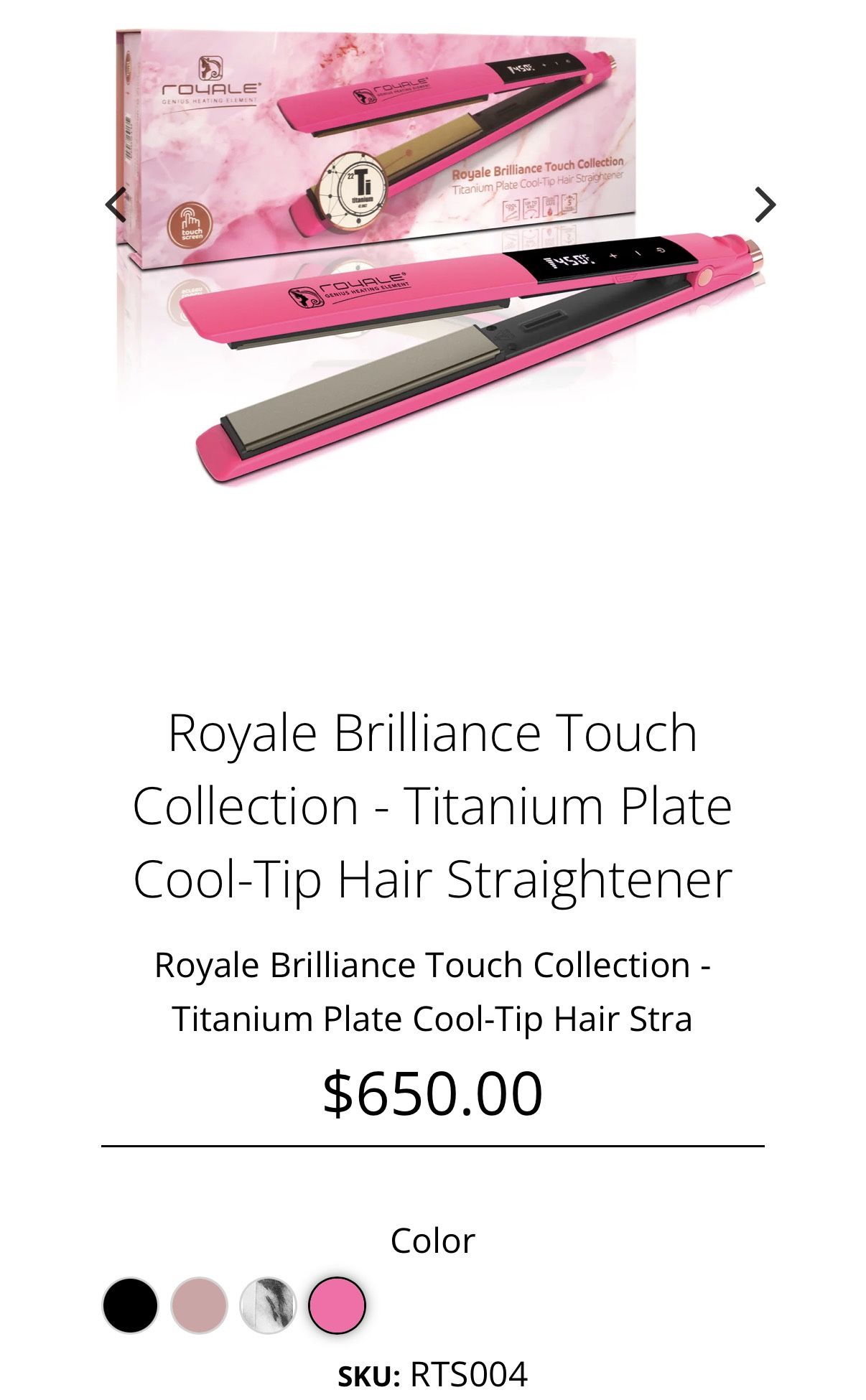 Royale Brilliance Touch Collection - Titanium Plate Cool-Tip  display picture 3