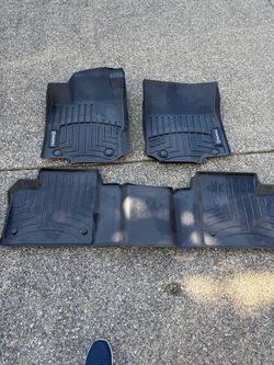 Mercedes-Benz GL450 WeatherTech Black Rubber Floor Mat Set