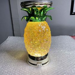 Bath & Body Works WATER GLOBE PINEAPPLE PEDESTAL Candle Holder