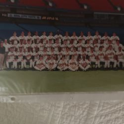 1992 Braves Team Picture Pristine Condition