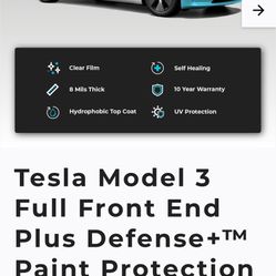 Tesla Model 3 Drive Protected PPF Kit 