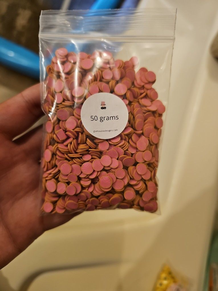 Concha And Sunflower Clay Pieces