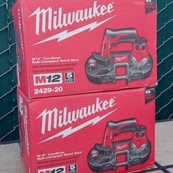 (NEW) Milwaukee Brushless Cordless Compact Bandsaw 
