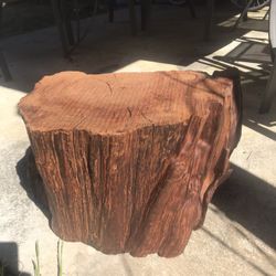 Old growth redwood stump 