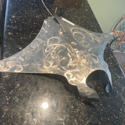 Metal Ocean Ray Sculpture