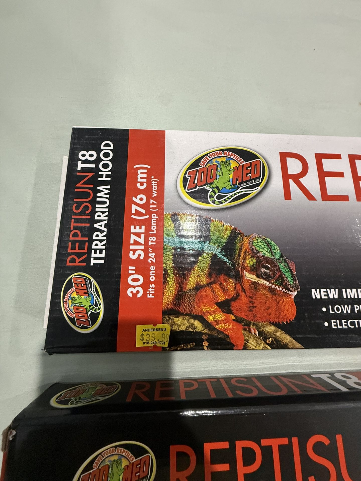 Reptisun T8 Terrarium Hood Lamp