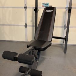 Fitness Gear Adjustable Bench With Leg Curl. 