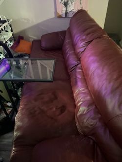 Free Burgundy Couch