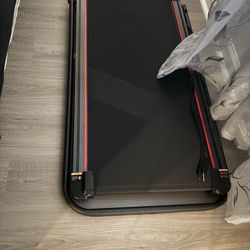 Treadmill with Handles for Home Small, 3.0HP Electric Compact Walking Pad T