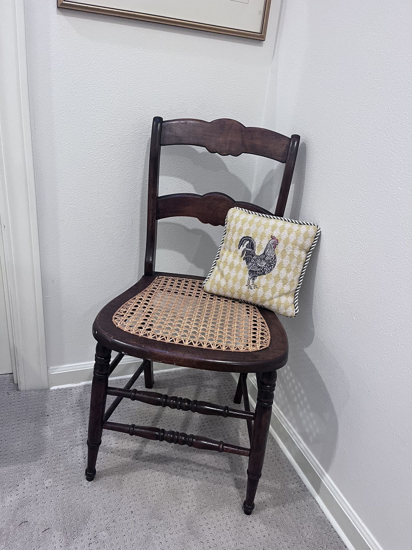 Vintage Chair - New Caning .  