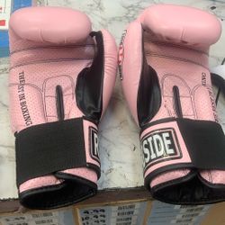 Ringside Pink Boxing Gloves New