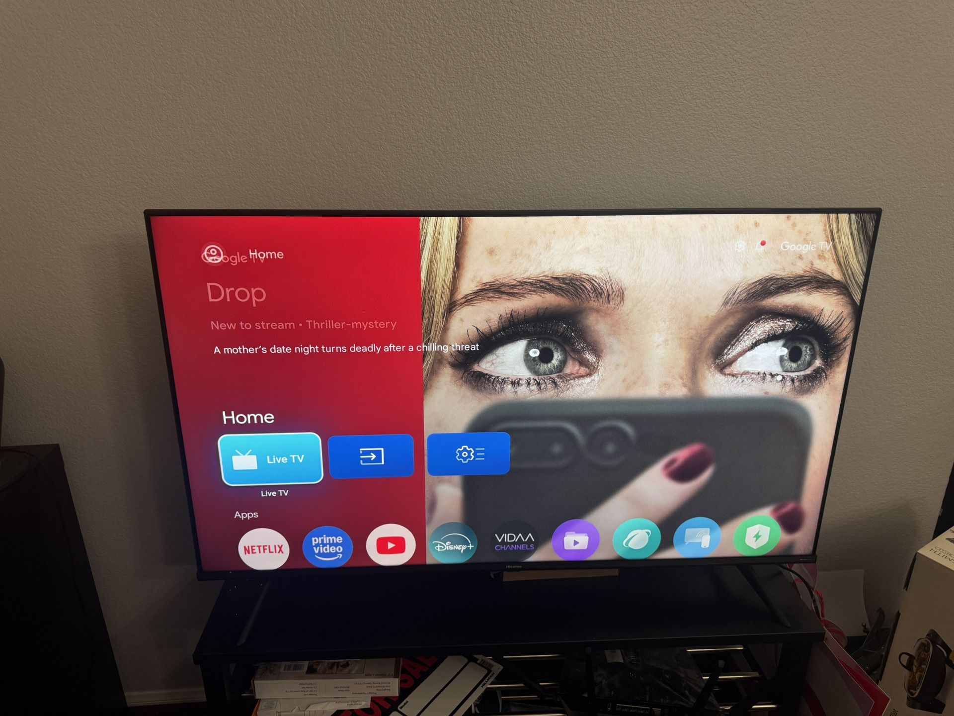 Hisense 50” UHD 4K Smart Google TV