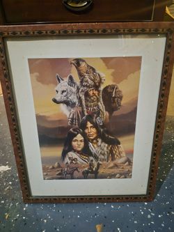 Native American  vintage art