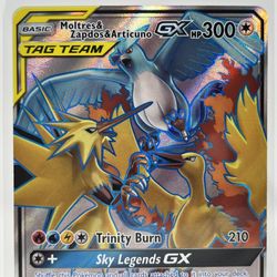 Moltres & Zapdos & Articuno GX (Full Art) - Hidden Fates TRADE IN YOUR OLD  GAMES/POKEMON CARDS CASH/CREDIT for Sale in Ontario, CA - OfferUp