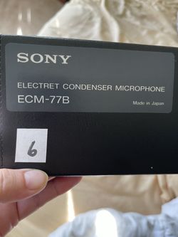 Sony Electret Condenser Microphone ECM-77B