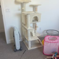 Cat Towers And Litter Box 