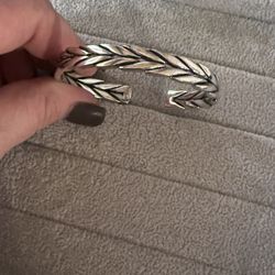 David Yurman Sterling Silver Bracelet Cuff 