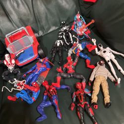 spider man figure lot