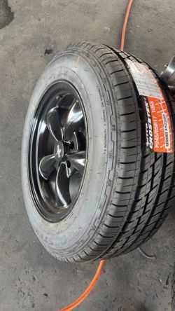 17” Bullets Black With Tires