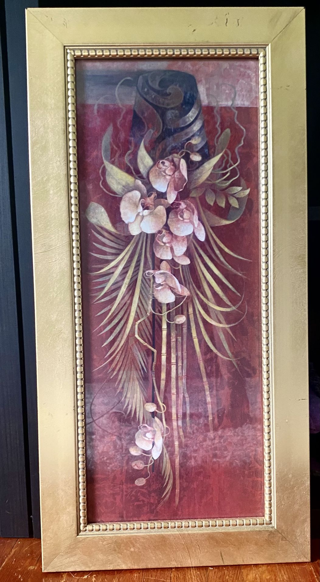 Framed Floral Artwork