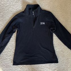 Mountain Hardwear Women’s Small Black 3/4 Zip Pullover