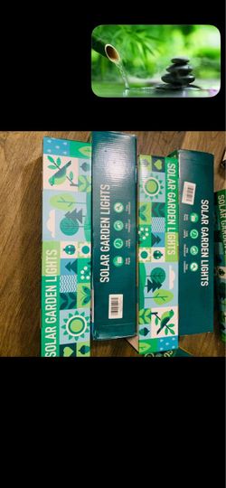 Solar lights,butterflies design,brand new 4 boxes $3 each box 📦
