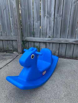 Little Tikes Blue Rocking Horse