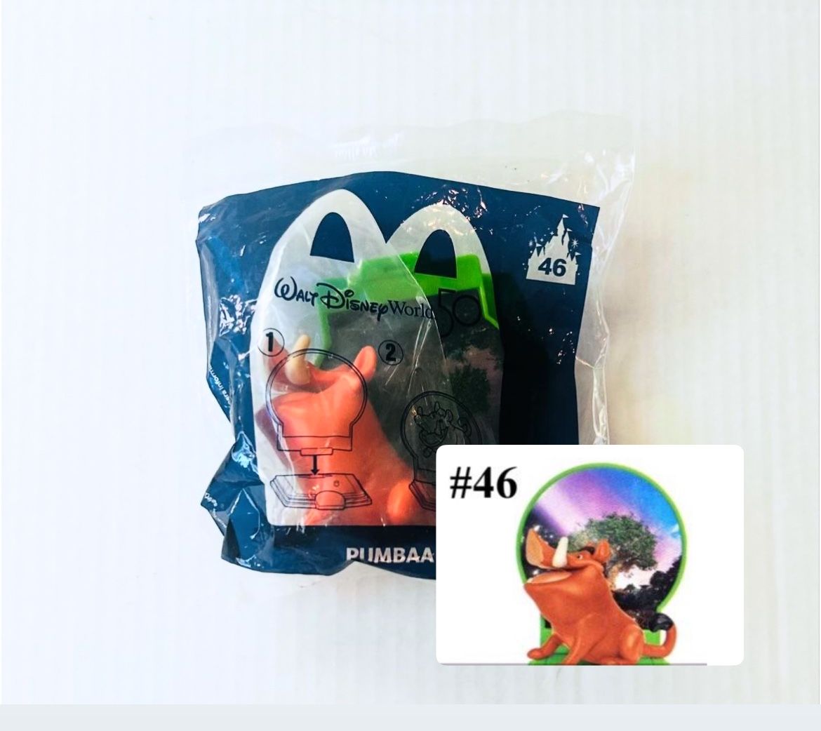 Walt Disney World's 50th Anniversary McDonald’s Toy - 46 Pumbaa