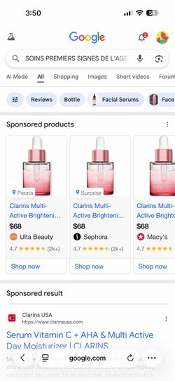 Clarins  Multi-Active Brightening Glow Serum
