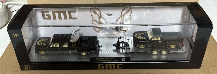 M2 Machines 1976 GMC Sierra 3500 & 1976 GMC Sierra Grande 15 Trans Am Hauler 🔥🔥🔥