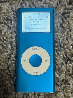 Apple iPod Nano 2nd Gen Blue (4GB) - FOR PARTS / REPAIR