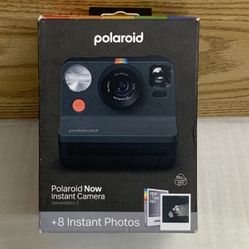 Polaroid Now Generation 2 Instant Camera Black Everything Box + B&W Film Bundle