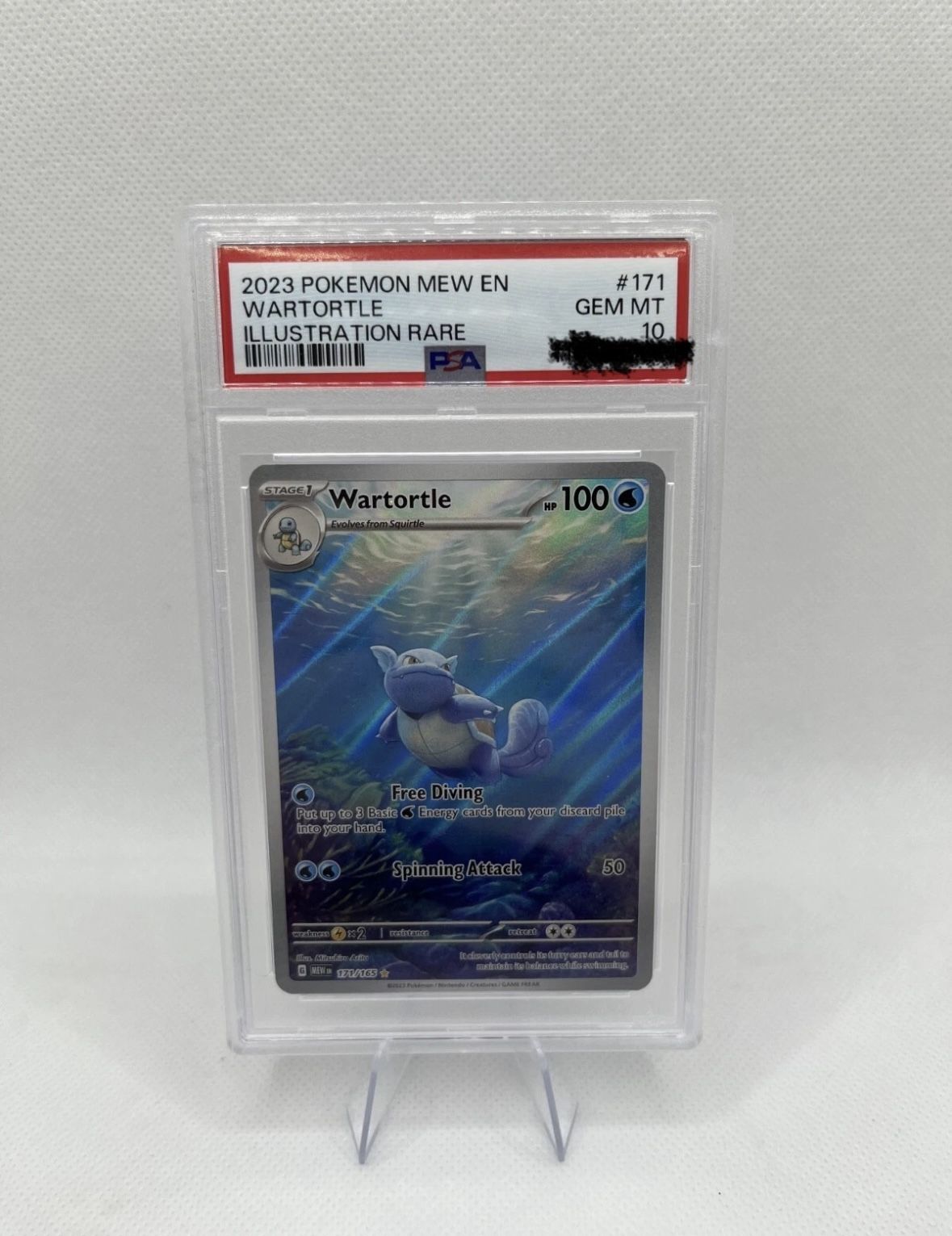 Wartortle 171 Illustration Rare PSA 10 - Pokemon