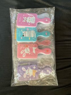 Kids Cartoon Hair Brush Set