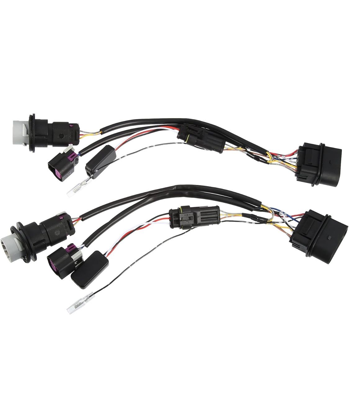  1 Pair Headlights Wiring Adapter for Ram 1 3-2018 Factory Projector Headlight to Factory Base Reflector Light Converter