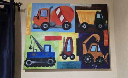 Construction Trucks Canva