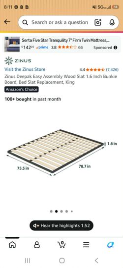Brand new bunkie board king